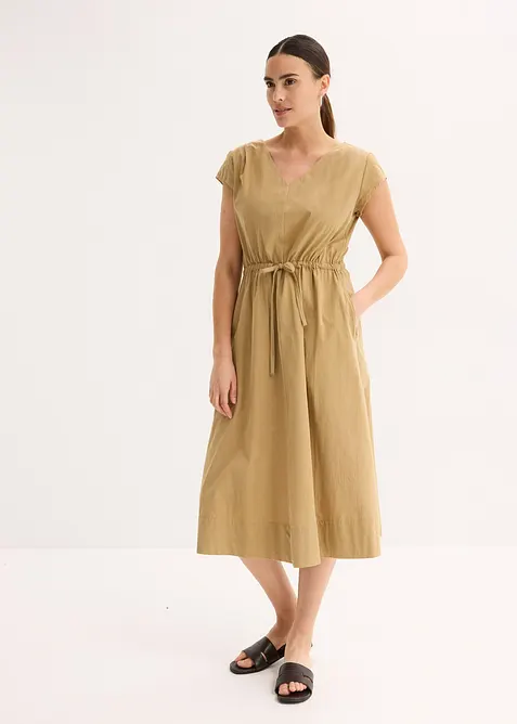 Robe en popeline de coton, bonprix