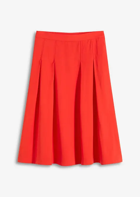 Jupe plissée en viscose mélangée, bonprix