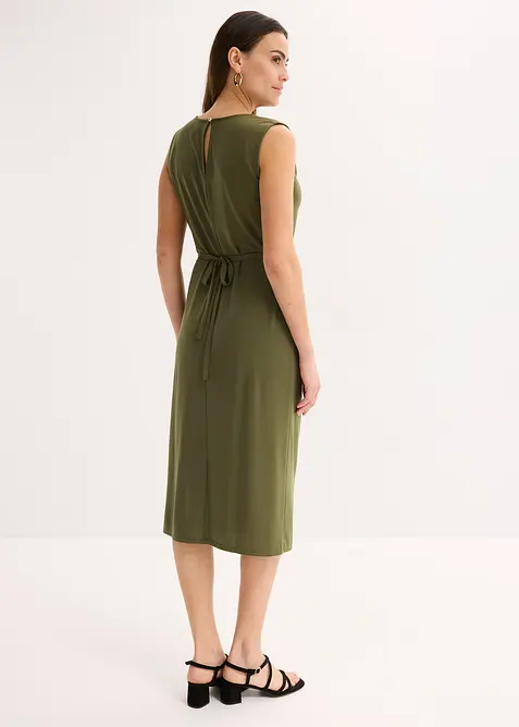 Robe en jersey avec ceinture (ens. 2 pces), bonprix