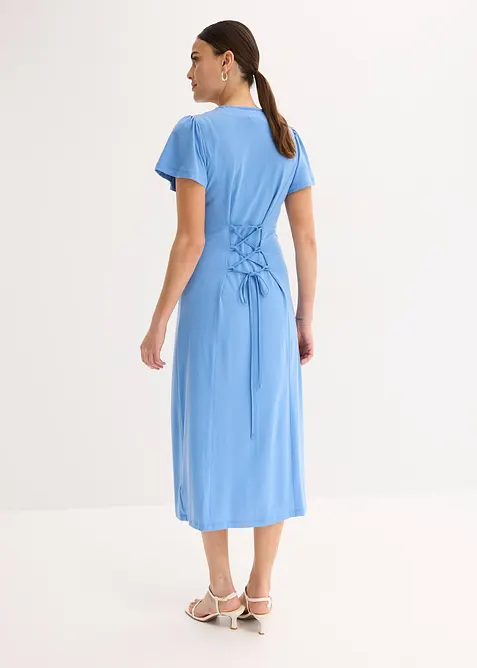 Robe fendue en jersey, bonprix