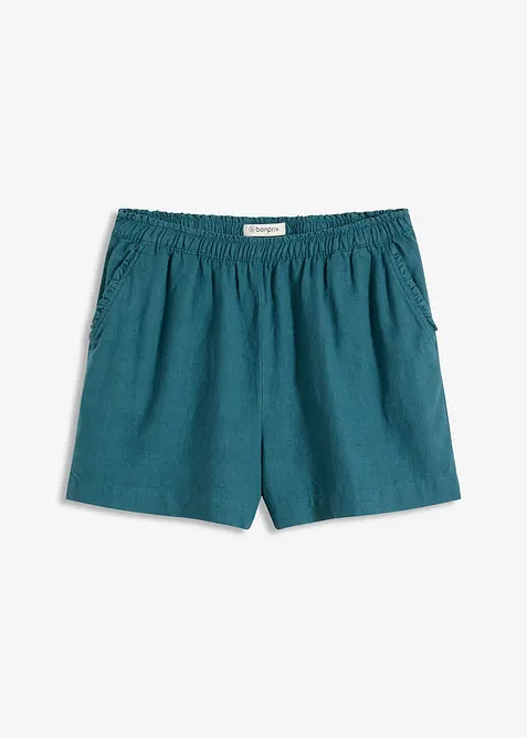 Short en lin m&eacute;lang&eacute;, bonprix