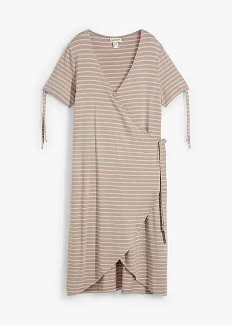 Robe portefeuille en mélange viscose-élasthanne fluide, bonprix