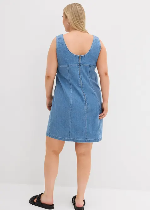 Robe en denim coton extensible, bonprix