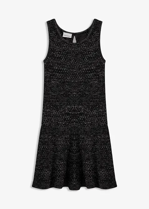 Robe en maille façon crochet, bonprix