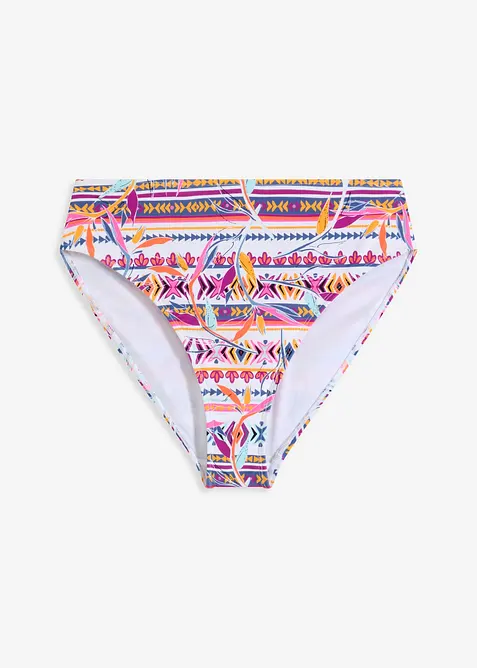 Bas de bikini taille haute, échancré, bonprix