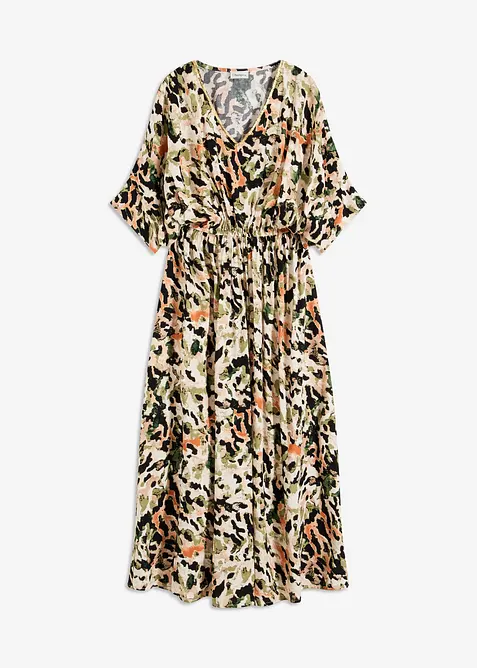 Robe longue en viscose fluide avec application de sequins, bonprix