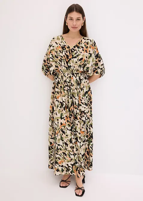 Robe longue en viscose fluide avec application de sequins, bonprix