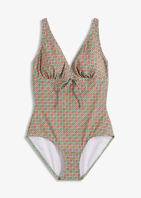 Maillot 1 pièce sculptant, maintien léger, bonprix