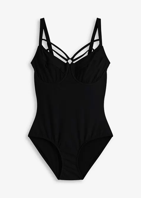 Maillot 1 pièce sculptant minimiseur à armatures, maintien léger, bonprix