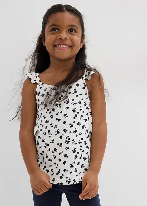 Lot de 2 tops 100% coton, bonprix