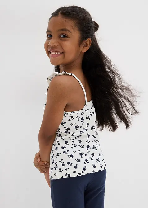 Lot de 2 tops 100% coton, bonprix