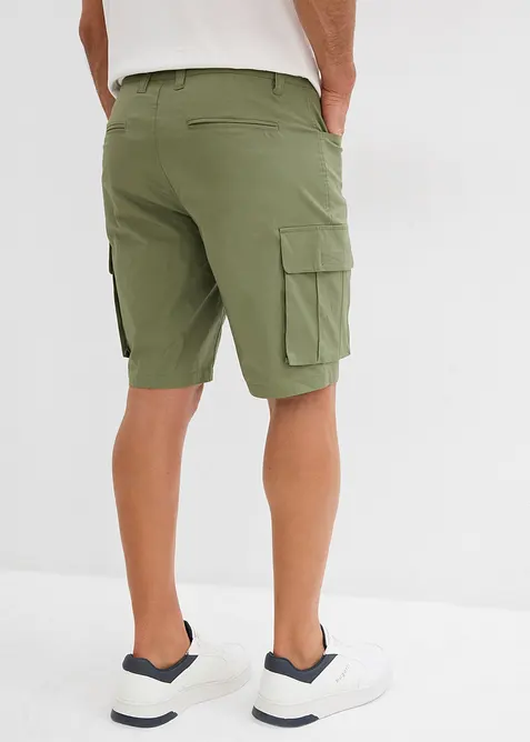 Lot de 2 bermudas cargo extensibles, Regular, bonprix