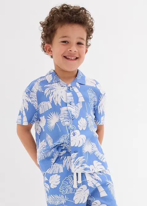 Chemise manches courtes en viscose douce, bonprix