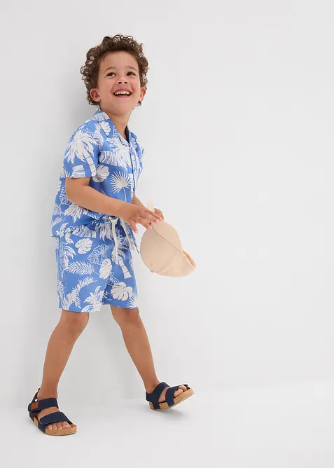 Chemise manches courtes en viscose douce, bonprix