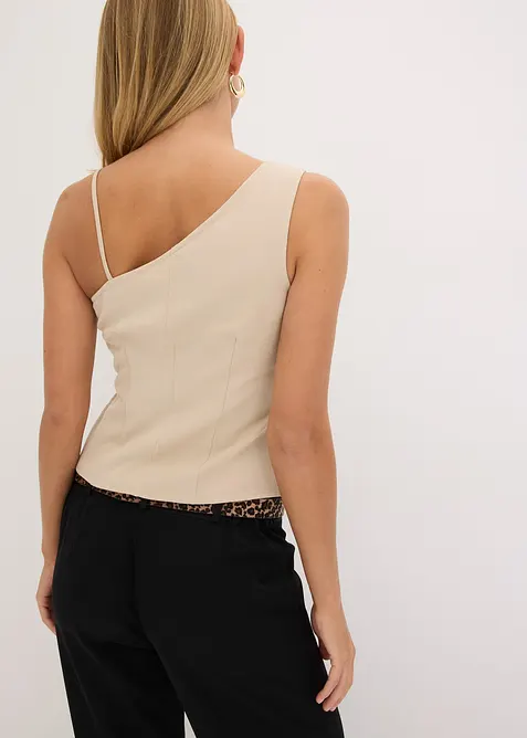 Gilet sans manches boutonn&eacute;, bonprix