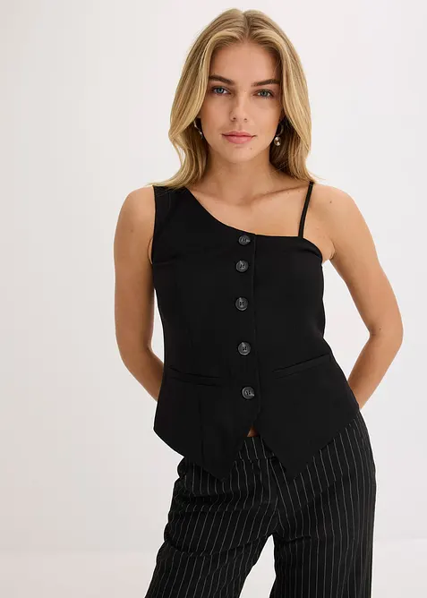 Gilet sans manches boutonné, bonprix