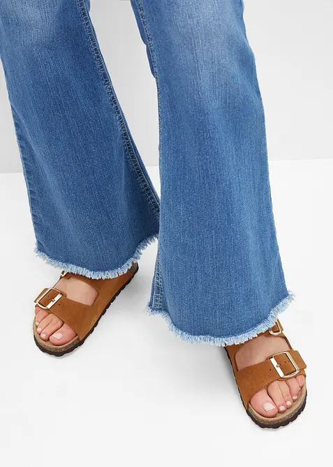 Mules en cuir, bonprix