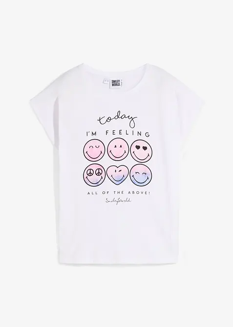 T-shirt 100% coton imprimé smiley, SmileyWorld