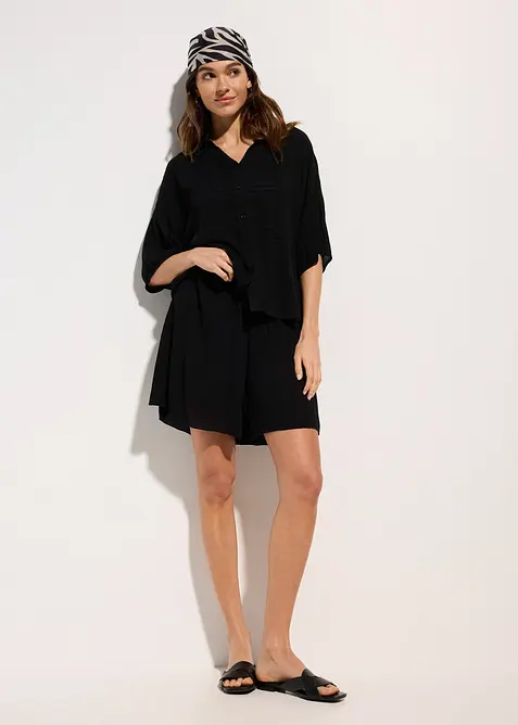 Chemisier court de plage en viscose fluide, bonprix