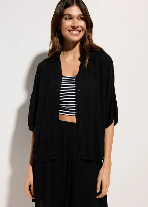 Chemisier court de plage en viscose fluide, bonprix