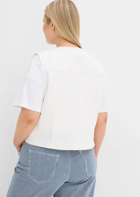 Gilet sans manches en jean extensible, bonprix