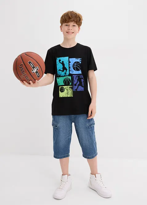 T-shirt en coton, bonprix