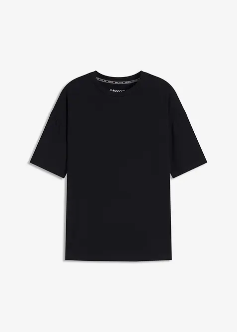 T-shirt de sport oversize avec coton, séchage rapide, bonprix