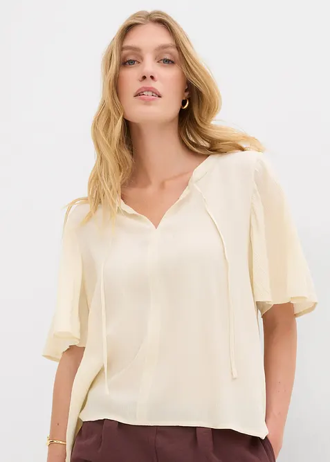 Blouse à manches papillon, bonprix