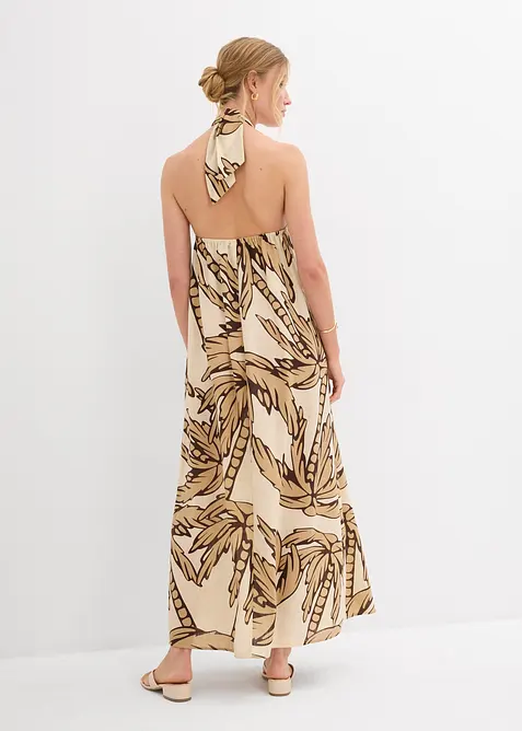 Robe dos nu, coupe &eacute;vas&eacute;e, bonprix