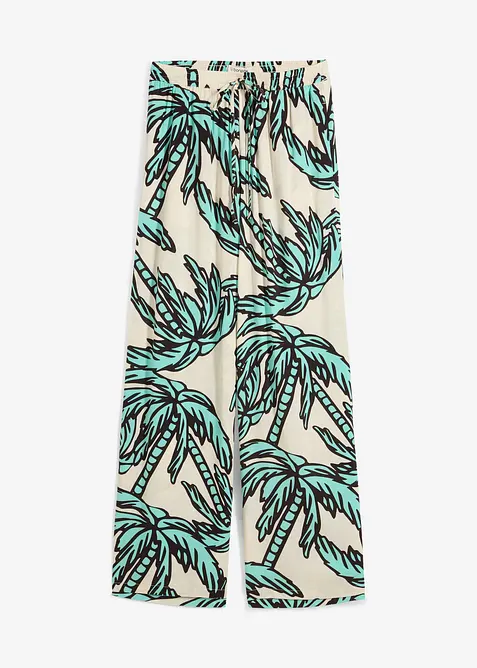 Pantalon large en viscose fluide, bonprix