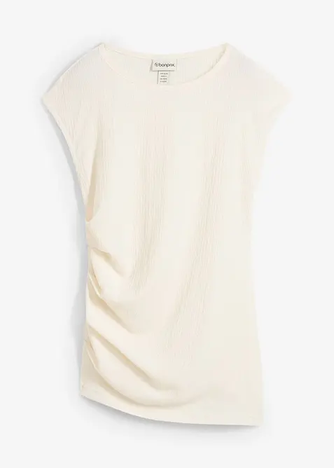 T-shirt en cr&ecirc;pe textur&eacute;, bonprix