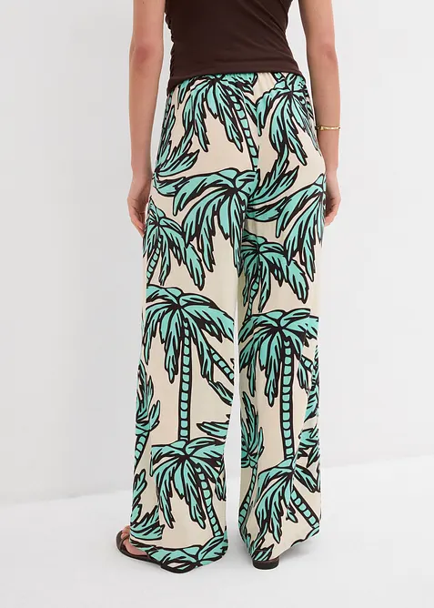 Pantalon large en viscose fluide, bonprix