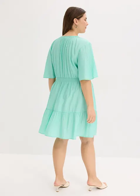 Robe courte et fluide en viscose mélangée, bonprix