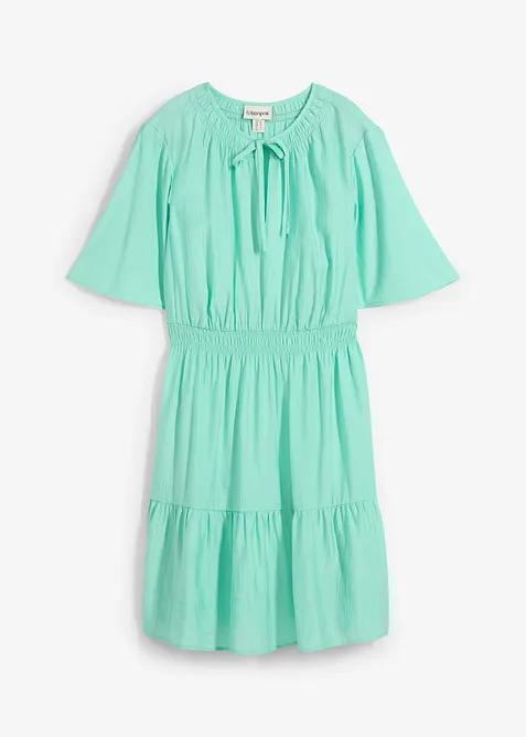 Robe courte et fluide en viscose mélangée, bonprix