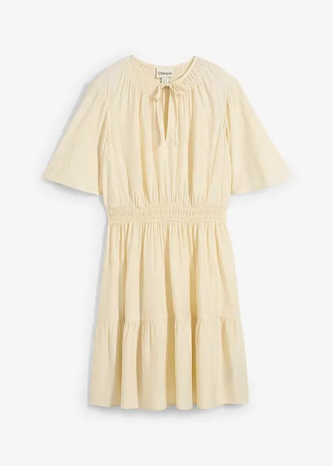 Robe courte et fluide en viscose mélangée, bonprix