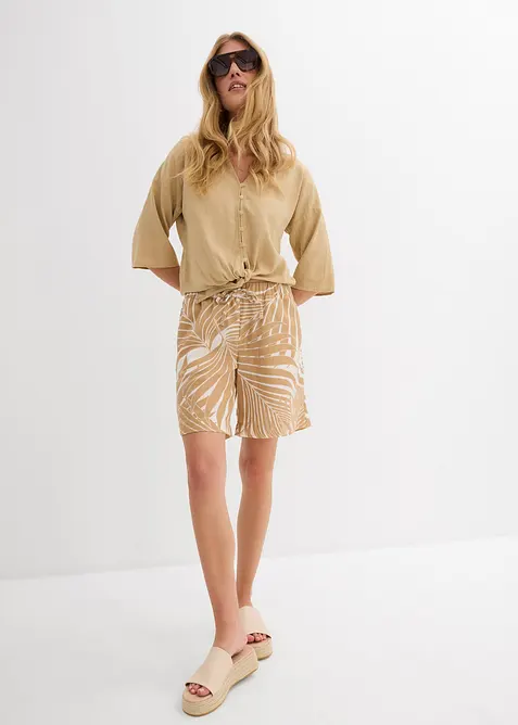 Bermuda avec taille élastiquée, bonprix