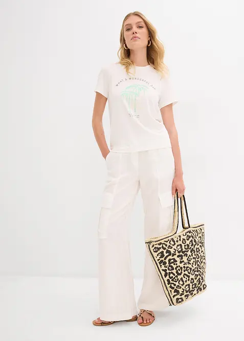 T-shirt avec imprim&eacute;, bonprix