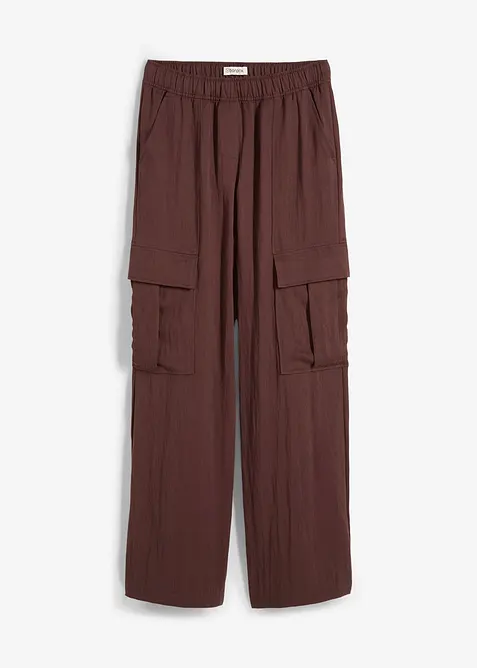 Pantalon cargo fluide en Lyocell mélangé, bonprix