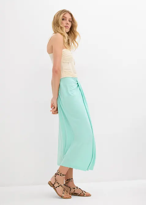 Jupe en jersey avec taille &eacute;lastiqu&eacute;e, bonprix