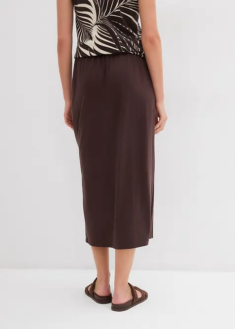 Jupe en jersey avec taille élastiquée, bonprix