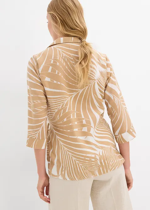 Blouse kimono aspect lin, bonprix