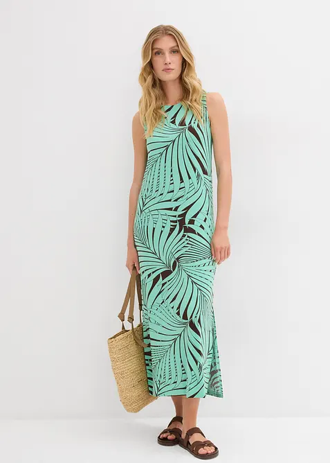 Robe fluide en jersey viscose extensible, bonprix