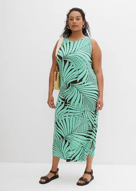 Robe fluide en jersey viscose extensible, bonprix