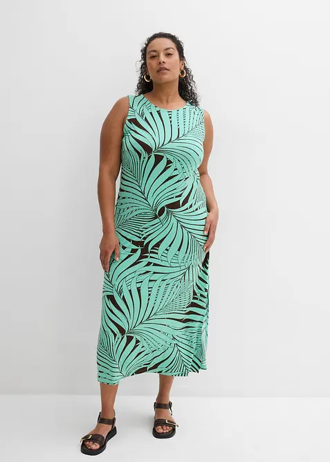 Robe fluide en jersey viscose extensible, bonprix