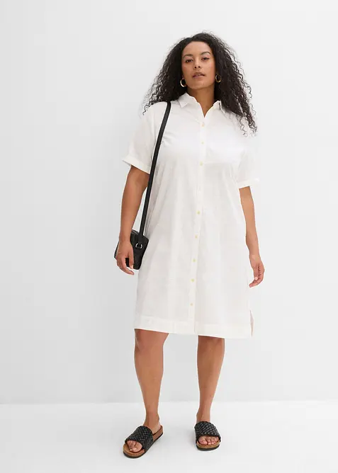 Robe-chemise 100% coton, bonprix