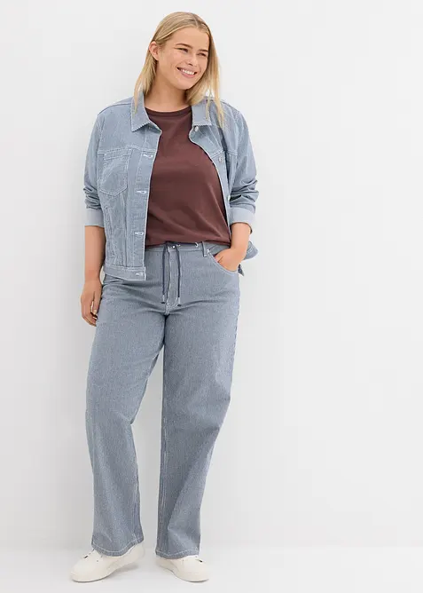 Lot de 2 T-shirts 100% coton, bonprix