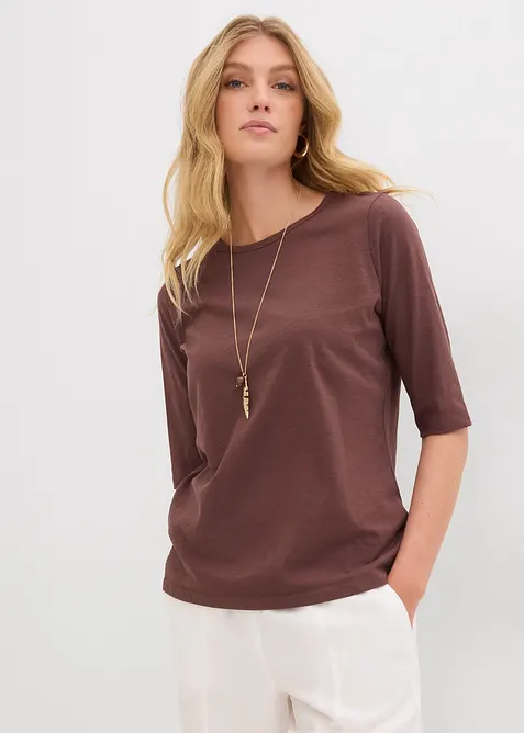 Lot de 2 T-shirts 100% coton, bonprix