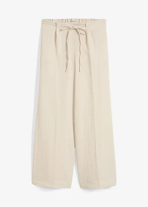 Jupe-culotte fluide en viscose mélangée, bonprix
