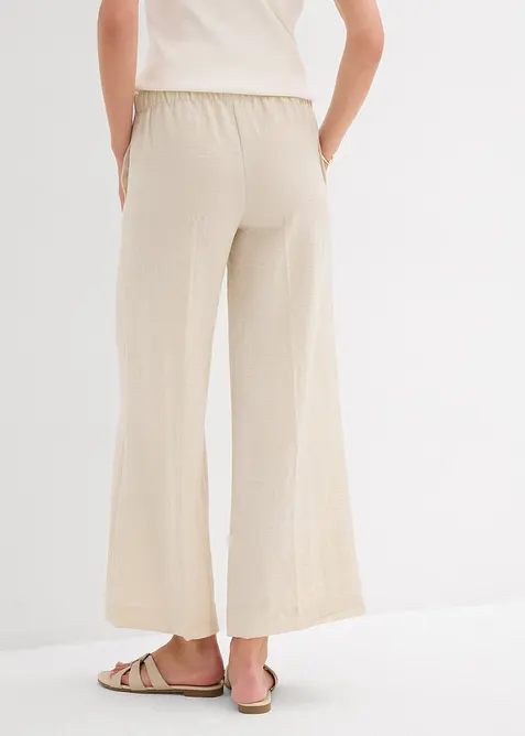 Jupe-culotte fluide en viscose mélangée, bonprix