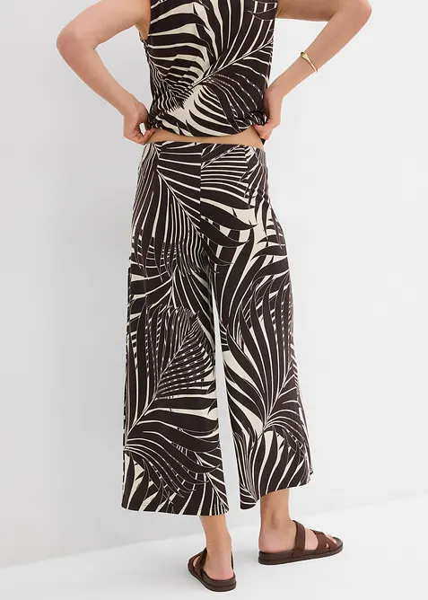 Jupe-culotte fluide en viscose mélangée, bonprix